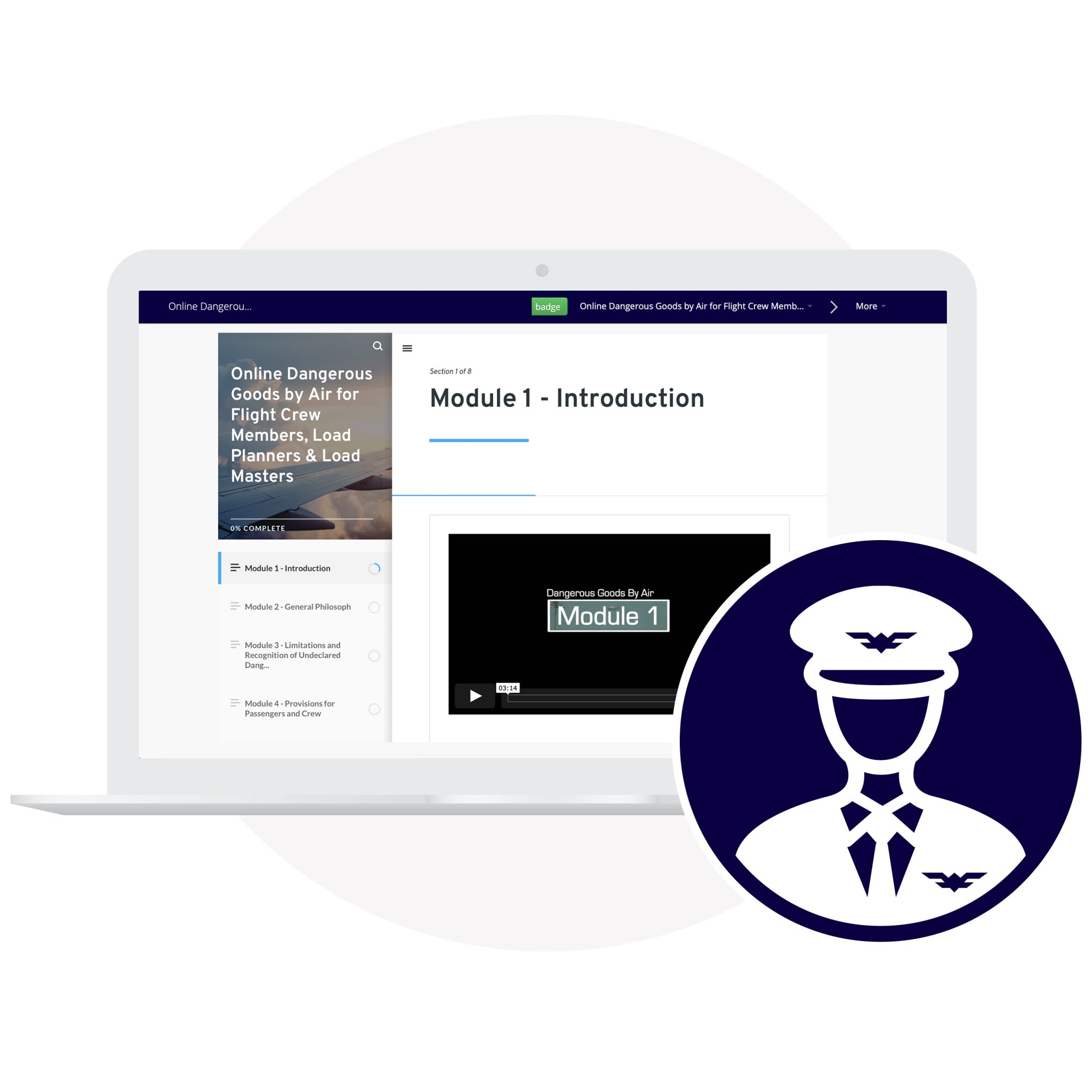 Dangerous Goods by Air for Flight Crew Members, Load Planners and